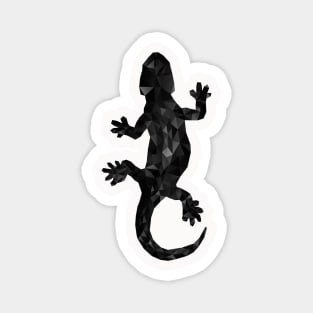 Black Barcelona City Lizard Magnet