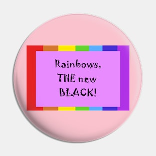 rainbow apparel Pin