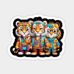 3 Tigers Magnet