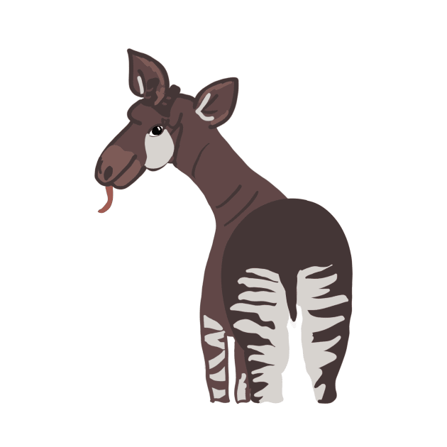Okapi - Male by eeliseart