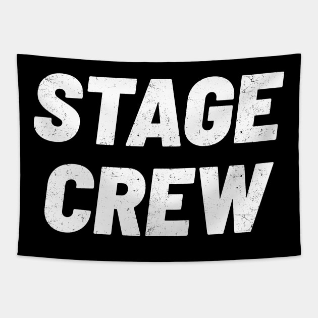 Stage Crew Bold Italic Tapestry by Lumintu Merch