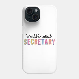 Secretary Gifts | World's cutest Secretary Phone Case