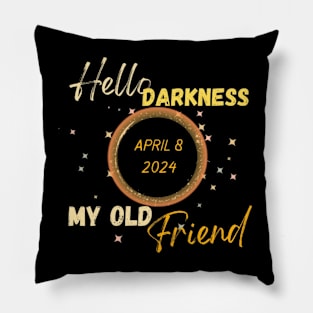 Solar Eclipse Hello Darkness Pillow