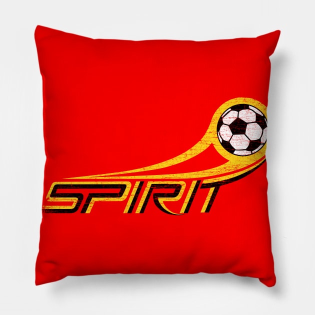 Pittsburgh Spirit Vintage Pillow by zurcnami