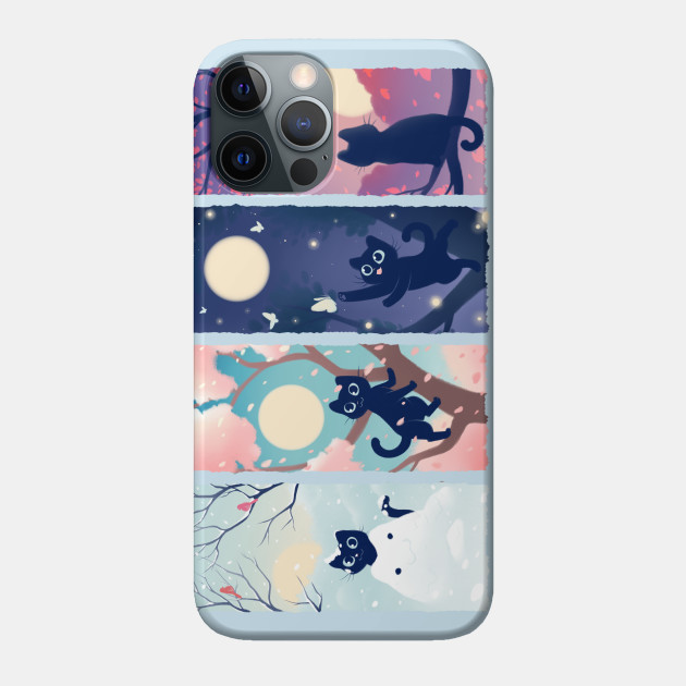 Changing Seasons - Cats - Phone Case