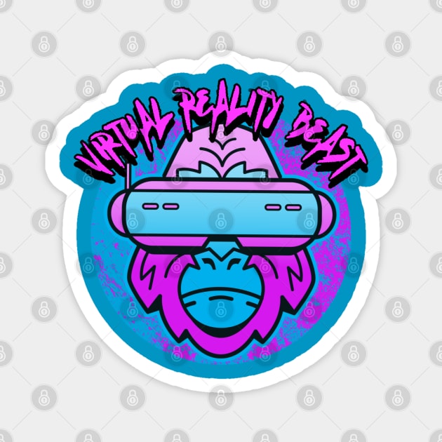 Virtual Reality Beast Graphic Magnet by CTJFDesigns