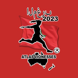 Morocco Womens World Cup Football Soccer Team 2023 T-Shirt