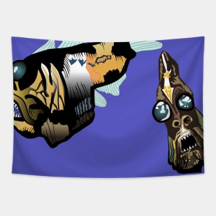 Hatchet Fish Tapestry