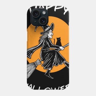 Illustration Flying Hallowen Phone Case