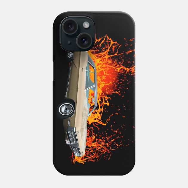 1967 Pontiac Grand Prix in our lava series on back Phone Case by Permages LLC