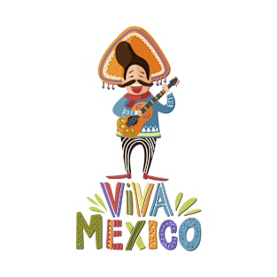 Mexico - Viva Mexico Singer - light T-Shirt