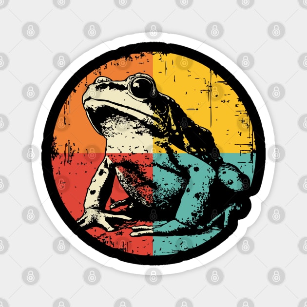 Colorful Tree Frog Pop Art for Little Explorers Magnet by TuncGK