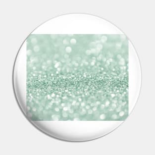 Glittering mint Pin