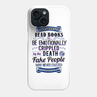 Read Books Funny Phone Case