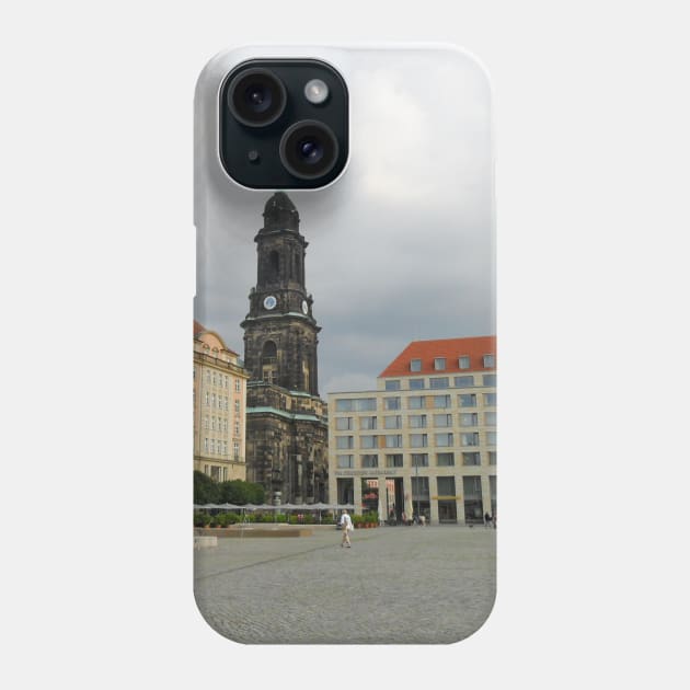 Dresden Germany sightseeing trip photography from city scape Europe trip Phone Case by BoogieCreates