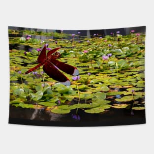 Dragonfly flight Tapestry