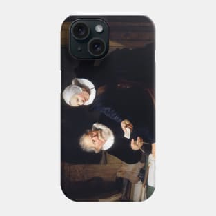 The Shipbuilder and his Wife: Jan Rijcksen (1560/2-1637) and his Wife, Griet Jans by Rembrandt Phone Case