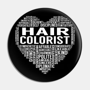 Hair Colorist Heart Pin