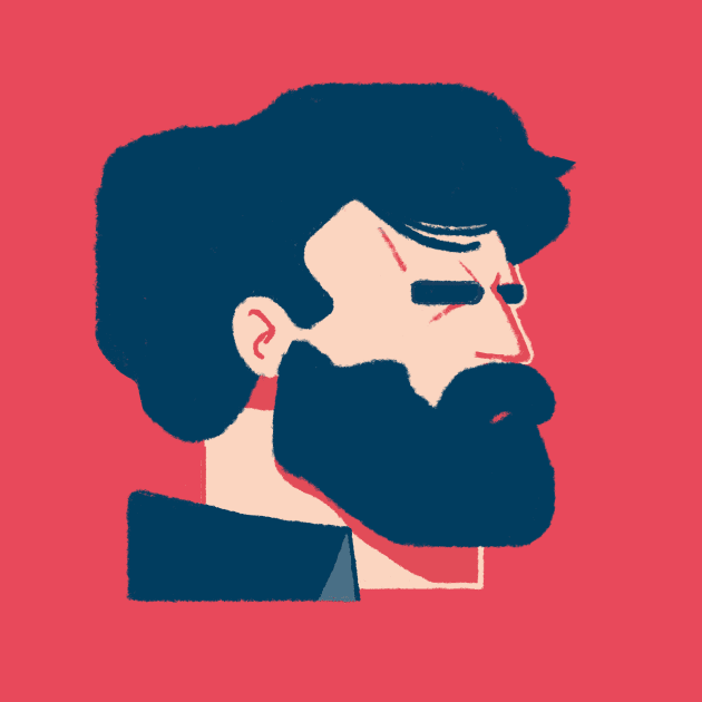 Beard Guy by Khannoli