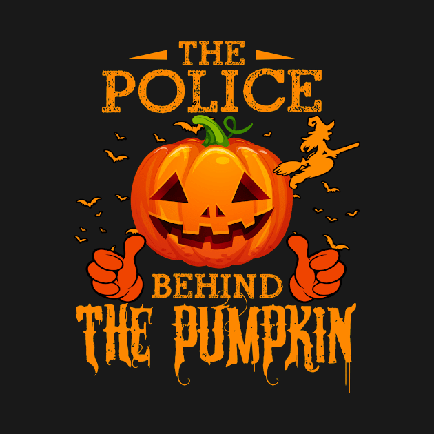 Mens The CHEF Behind The Pumpkin T shirt Funny Halloween T Shirt_POLICE by Sinclairmccallsavd