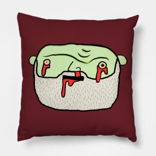 beardy doomed grump Pillow