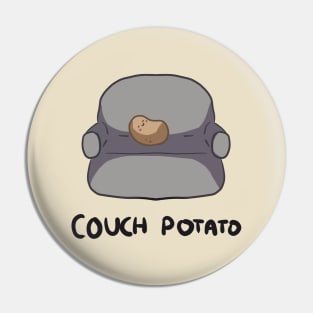 Cute Couch Potato Enjoys Binge Watching Time Pin