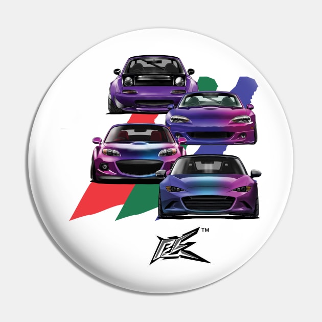 mazda miata mx5 generations violet Pin by naquash