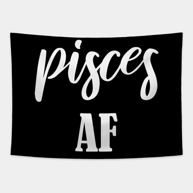 Pisces AF Tapestry by jverdi28