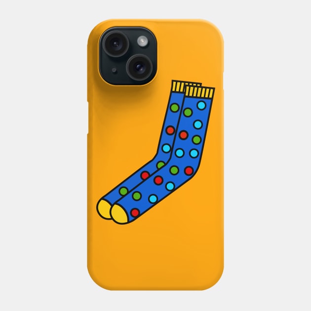 Polka dot socks Phone Case by simonebonato99@gmail.com