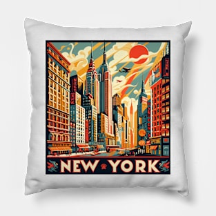 New York Poster Pillow