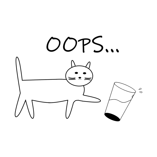 Cat oopsie by Pektashop