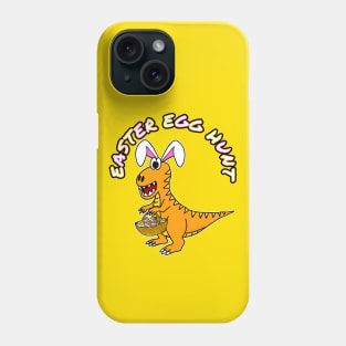 Easter Egg Hunt Dinosaur Bunny Eggs Phone Case