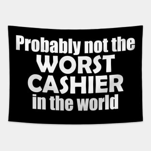 Probably not the worst cashier in the world Tapestry