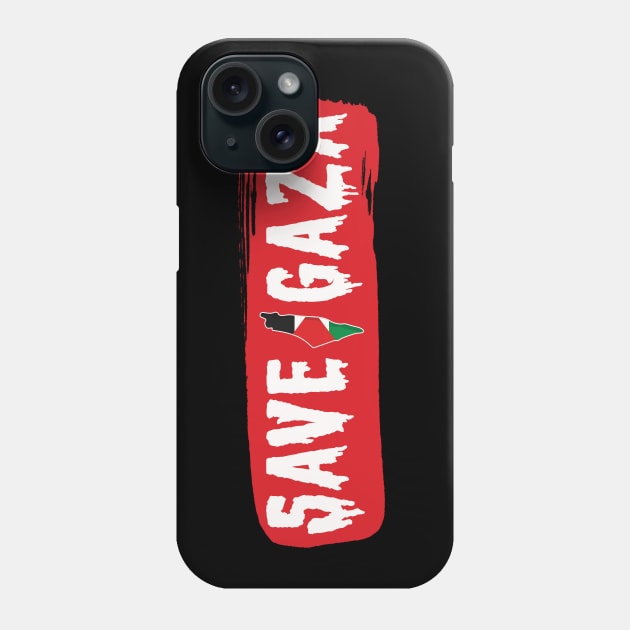 SAVE GAZA Phone Case by IKAT