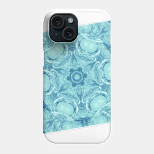 Bubbling to the surface in baby blue Phone Case