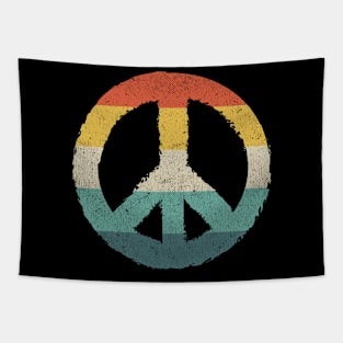 Vintage Peace Sign Retro Peace Symbol Tapestry