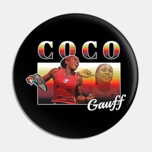 Retro Coco Gauff Pin