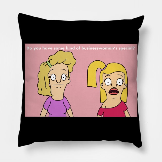 Do you have some kind of businesswoman’s special? Pillow by Princifer