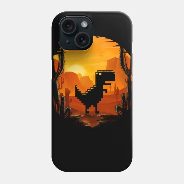 Dino No Internet Phone Case by wookiemike