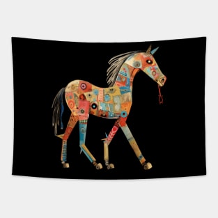 Whimsical Cute Horse Tapestry