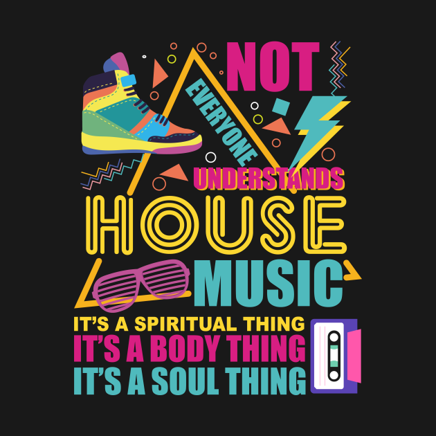  House  Music  Old  School  Vintage Design Music  Hoodie TeePublic