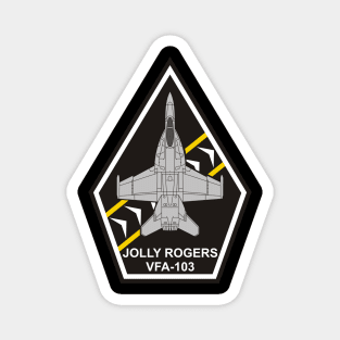 VFA-103 Jolly Rogers - F/A-18 Magnet