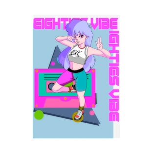 80s anime vibe check T-Shirt