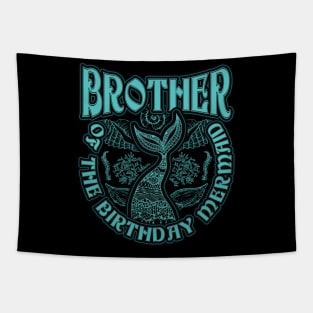 Brother of the Birthday Mermaid Tapestry