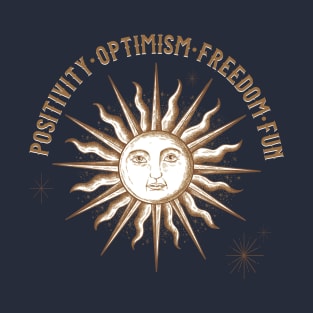 The Sun Tarot - positivity, optimism, freedom and fun T-Shirt