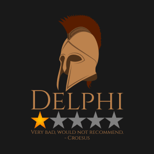 Ancient Greek History Meme - Delphi - Oracle Of Apollo T-Shirt