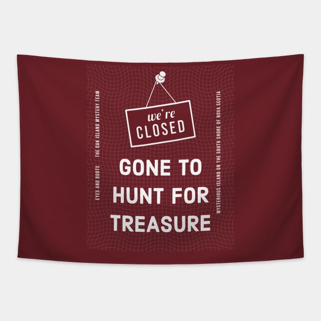 Gone to Hunt for Treasure Tapestry by OakIslandMystery