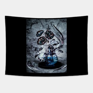 Blue vein vase Tapestry