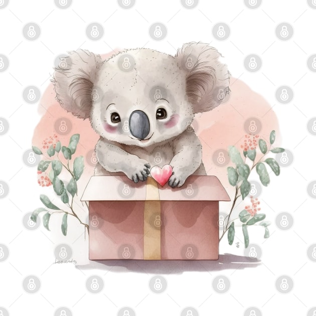 Koala in watercolor by ai1art