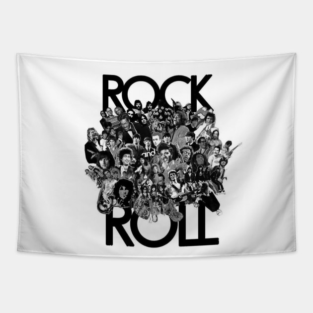 Rock and Roll Legend Tapestry by KEMOSABE